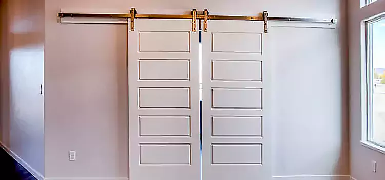 Glass Barn Door with Installation Hardware Kit North Miami Beach