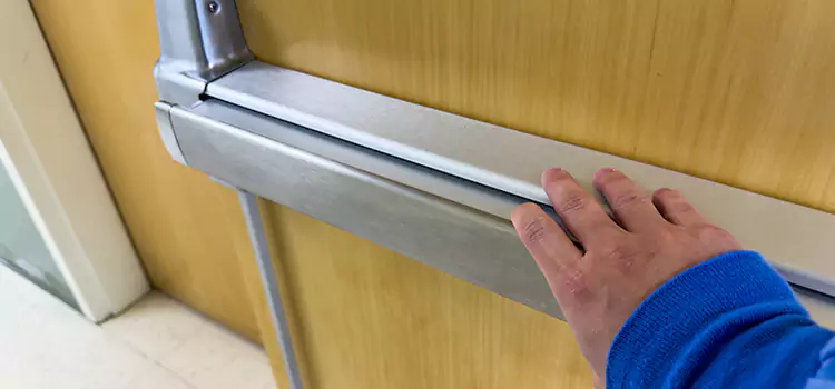 Installing a Push Bar on a Door North Miami Beach