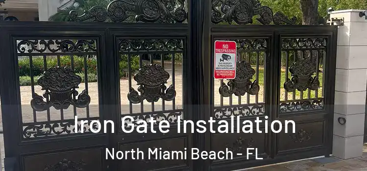 Iron Gate Installation North Miami Beach - FL
